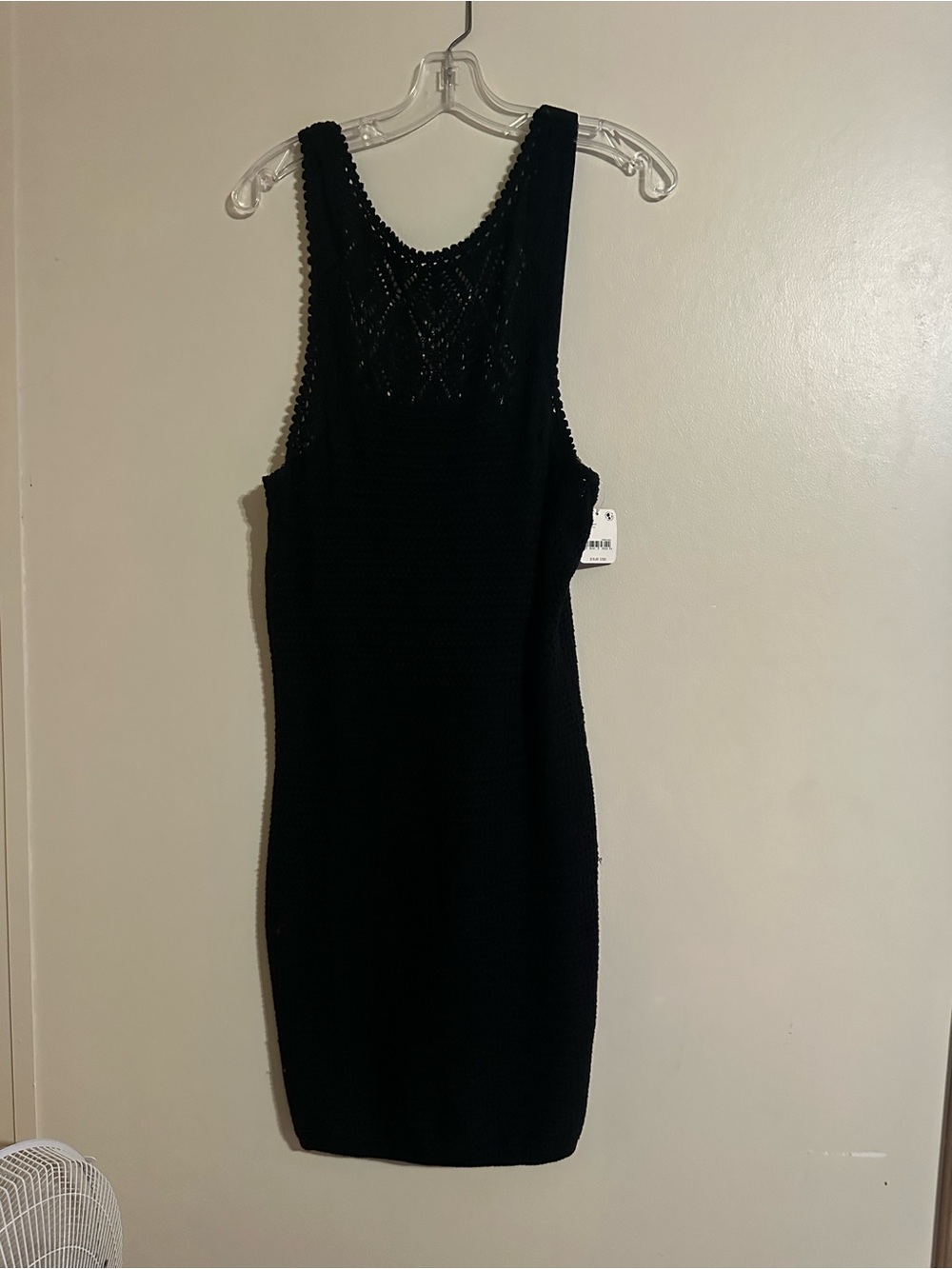 Free People Beach Black Crochet Dress